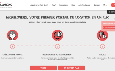 Alquilovers, premier portail immobilier espagnol pour louer un appartement en un clic